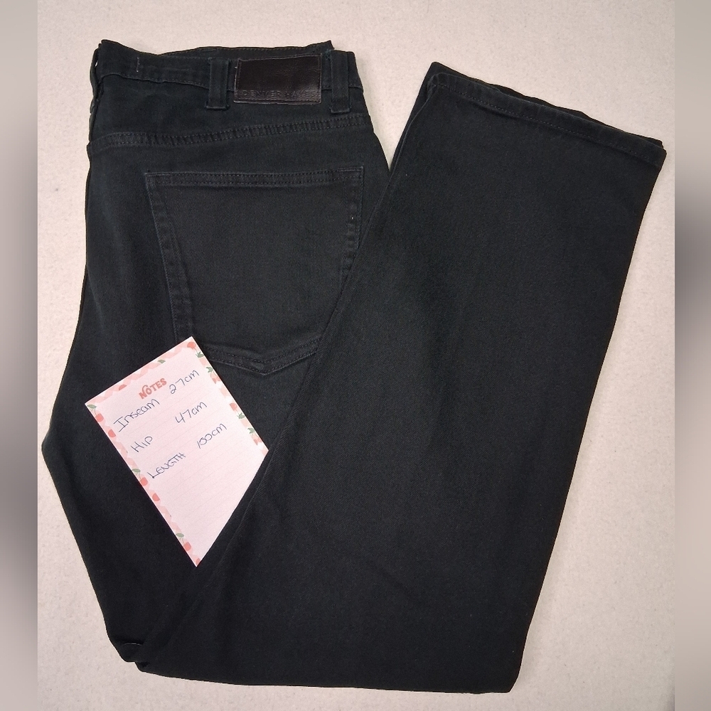 4/20$ Denver Hayes Men's Black Slim Jeans